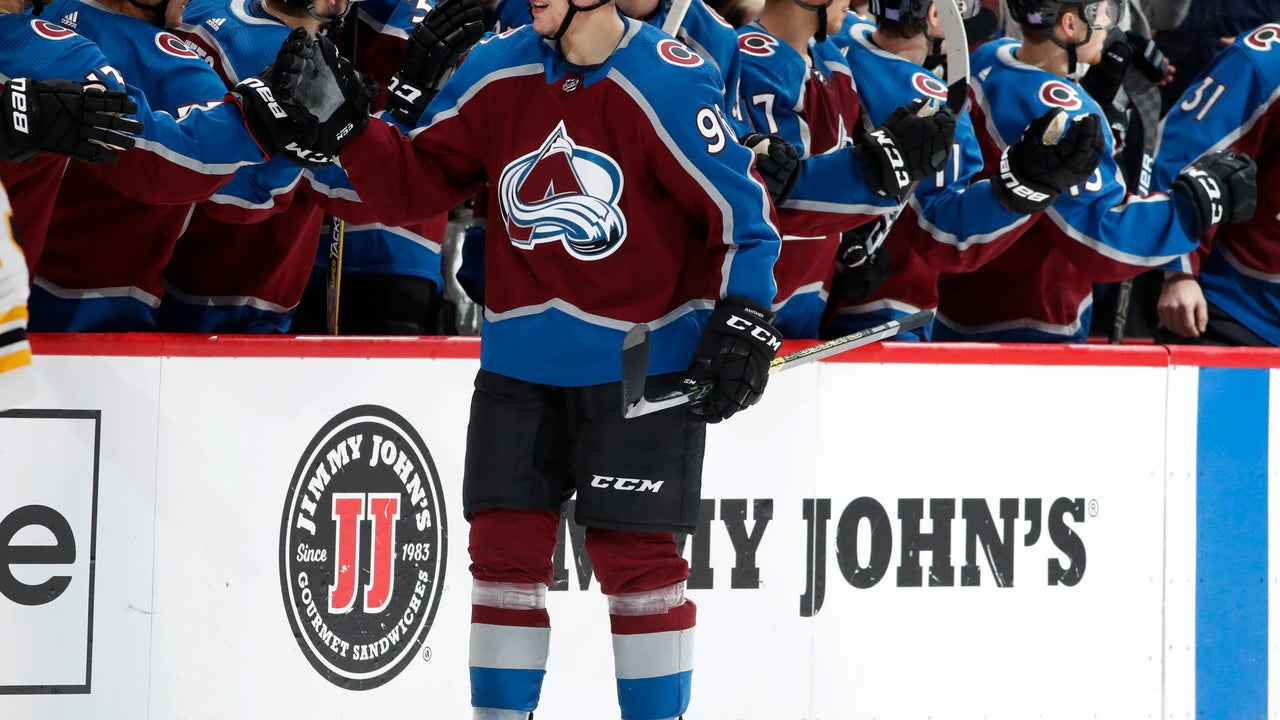 MacKinnon, Rantanen help Avs rally for 6-3 win over Bruins